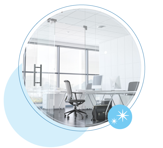 Limpeza de salas e escritórios